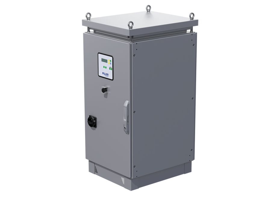 El convertidor de frecuencia Piller ofrece una solución eficiente y fiable para la conversión de 50/60 Hz, desde 5 kVA hasta 500 kVA. Con su diseño compacto, alta eficiencia y capacidad de conexión en paralelo sin sincronización adicional, es id...